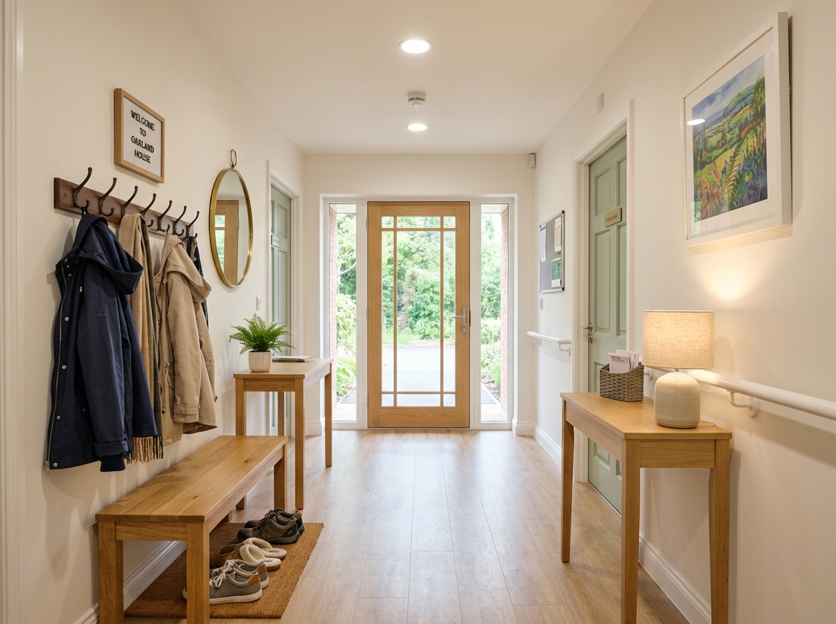 Welcoming entrance hallway