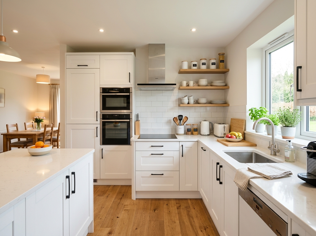 A bright, modern kitchen